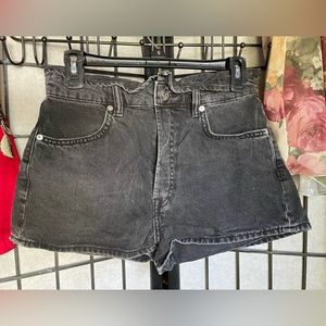 H&M Black High Waisted Shorts
